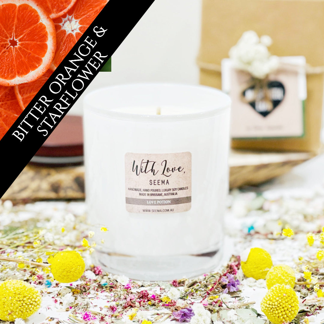 Bitter Orange and Starflower - Luxury Soy Scented Candle