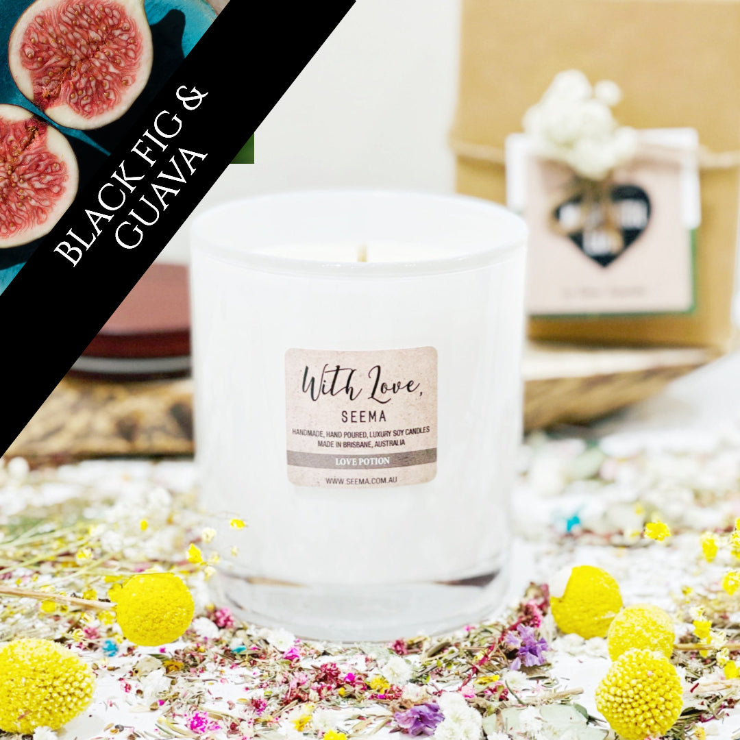 Black Fig and Guava - Luxury Soy Scented Candle