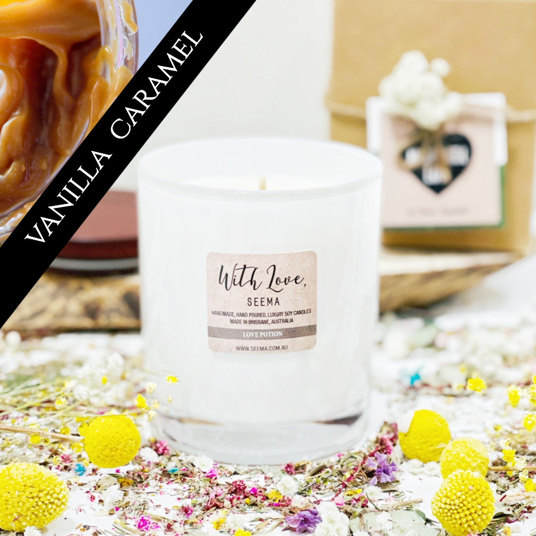 Vanilla and Caramel - Luxury Soy Scented Candle